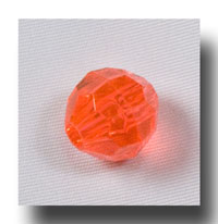 (image for) Facet beads - 8mm Orange - F8185
