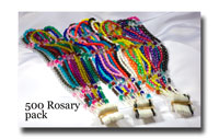 Mission Rosaries, 500 pre-made - MIS8