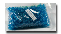 Rose Beads, 9mm Blue Sparkle BULK - Rose25-500
