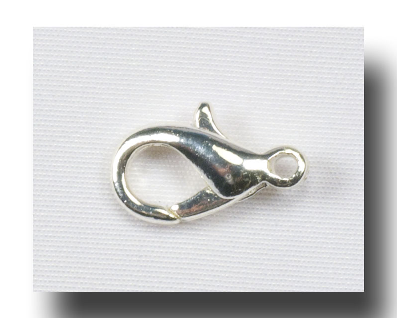 (image for) Lobster Clasp - Silver plate - 136