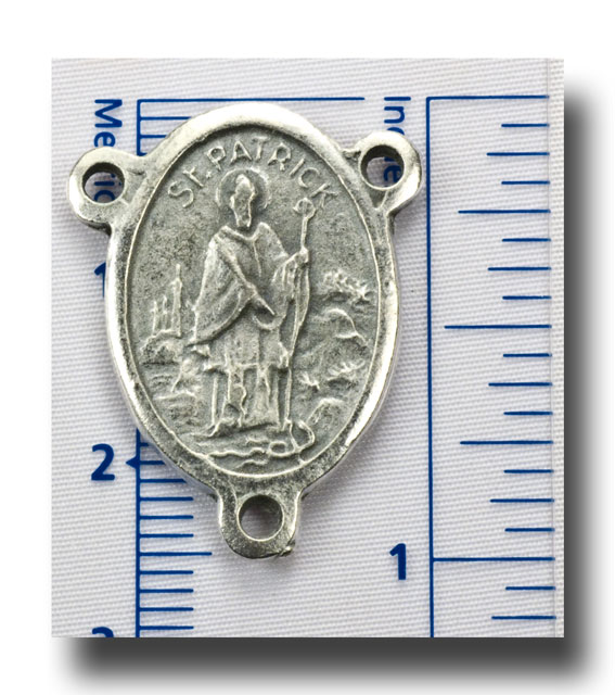 (image for) St. Patrick - Antique silver - 2222 - Click Image to Close
