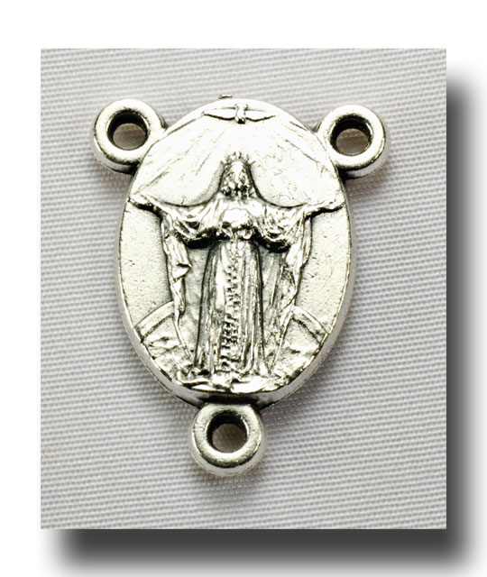 (image for) Queen of Rosary/Ecce Homo Heart - Ant. silver - 2243