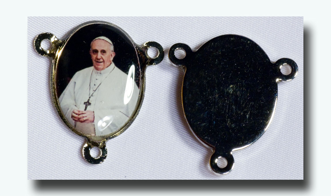 (image for) Pope Francis - colour/nickel - 261k - Click Image to Close