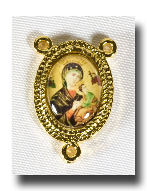 (image for) O.L. of Perpetual Help centre - Colour/Gilt - 287g