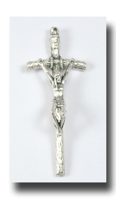 (image for) Papal Crucifix - Antique silver - 300