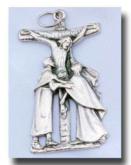 (image for) Crucifixion scene - Antique silver - 326