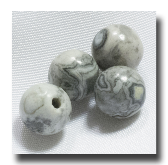 (image for) Jasper, Picasso/Map Stone, 6mm Rounds - 481