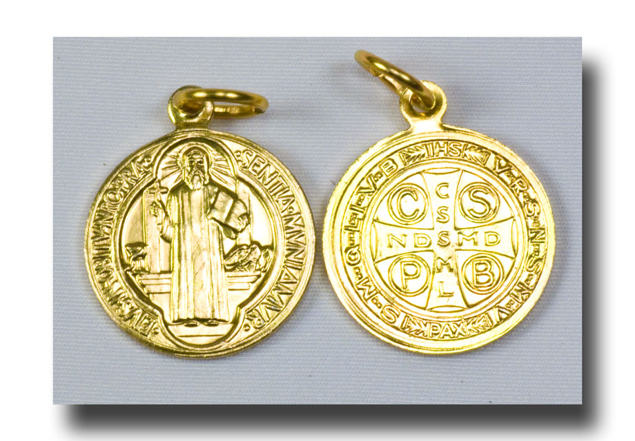(image for) Medal - St. Benedict Jubilee - Aluminium, Gilt - 741