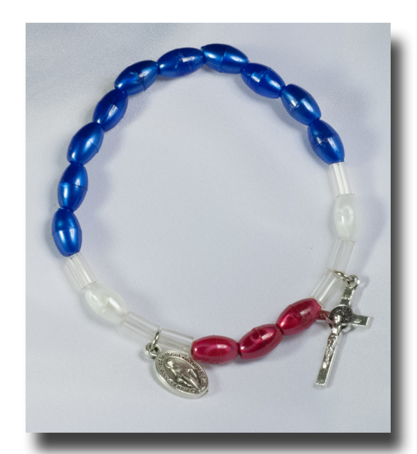 (image for) Bracelet kits - Adult - Blue/Red/White