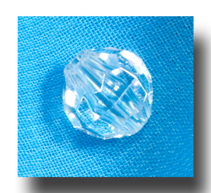 (image for) Facet beads - 8mm Crystal clear - F8100