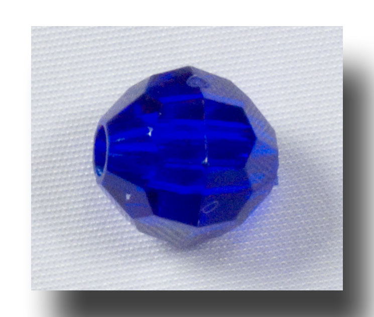 (image for) Facet beads - 8mm Dark Blue - F8132