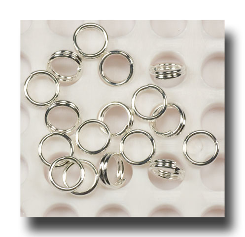 Split rings - Silverplate - 189