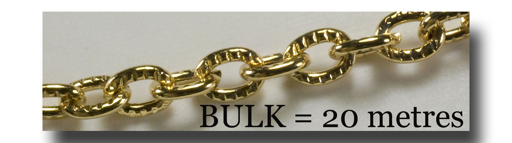 Chain - Ladder LARGE - Gilt (gold-tone) BULK - 198B