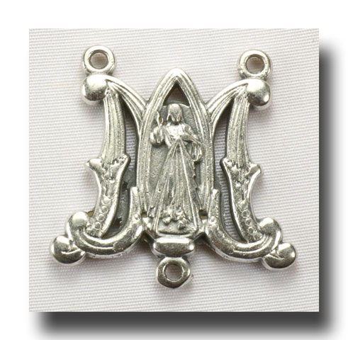 Divine Mercy, M - Antique silver - 2217