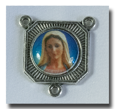 (image for) Our Lady -Colour/antique silver-tone - 228jj