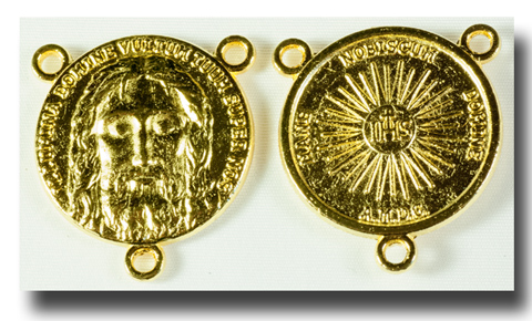 (image for) Holy Face (Shroud) - Gilt (goldtone)- 264