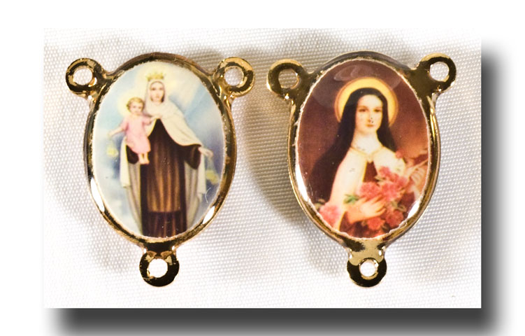O.L. of Mount Carmel and St.Therese - Colour/gilt - 277f