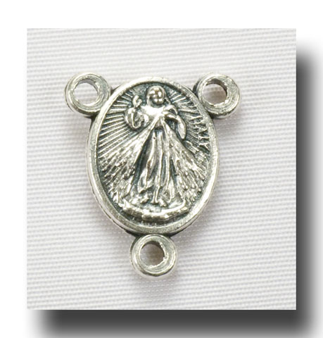 Divine Mercy and O.L. Guadalupe - Antique silver - 280