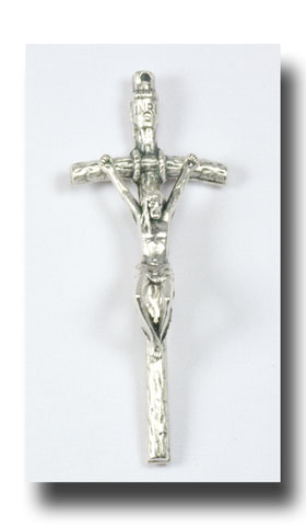 (image for) Papal Crucifix - Antique silver - 300