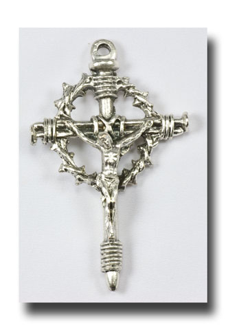(image for) Nails and Thorns Crucifix - Anitque silver - 313
