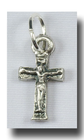 (image for) Extra small Crucifix - Antique silver - 339