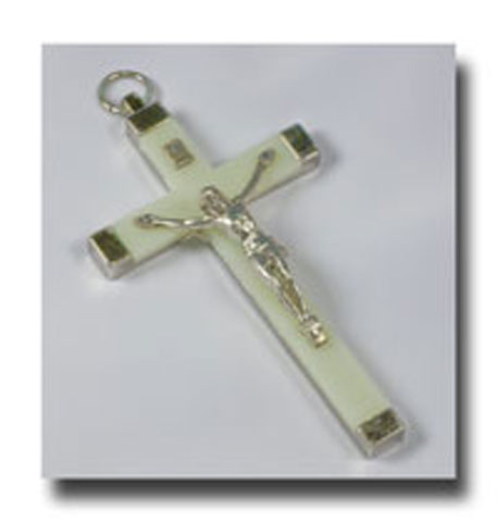 Luminous Crucifix, heavy - Nickel - 397