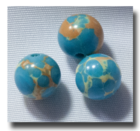 (image for) Sediment, Turquoise Sea, 6mm rounds - 476T