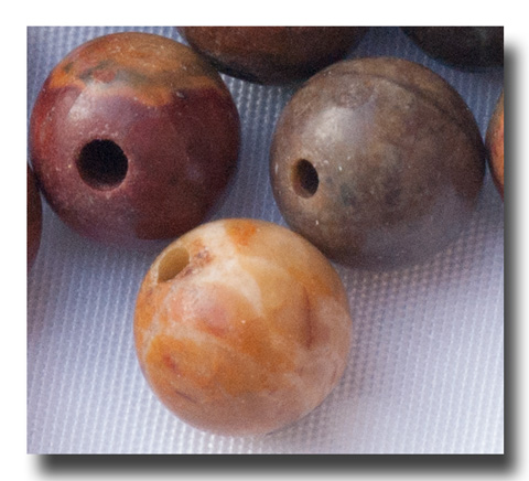 (image for) Jasper, Red Creek, 6mm Round - 478