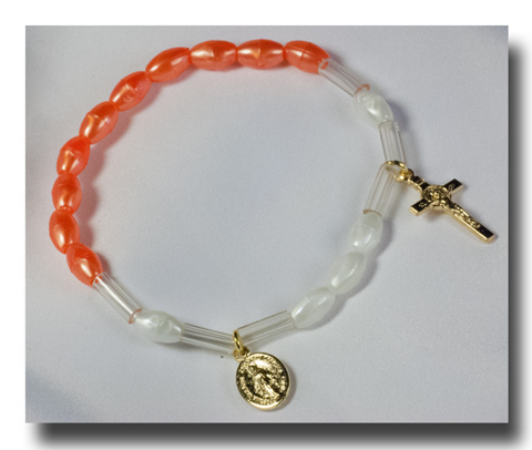 (image for) Bracelet kits - Adult - Orange and White