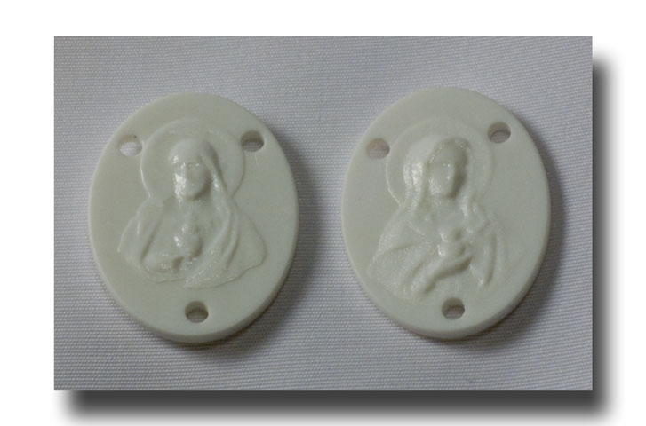 (image for) Centres - White plastic - MCW